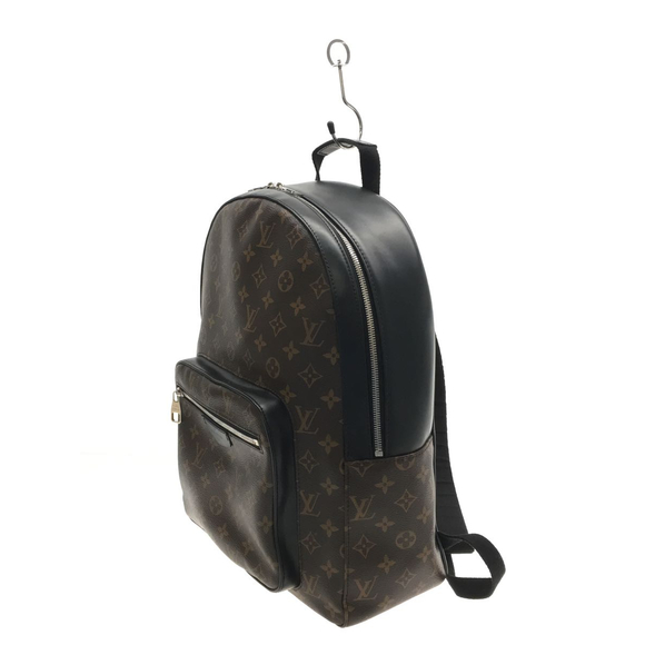 Louis Vuitton Monogram Macassar Leather Backpack Black - Picture 2 of 6